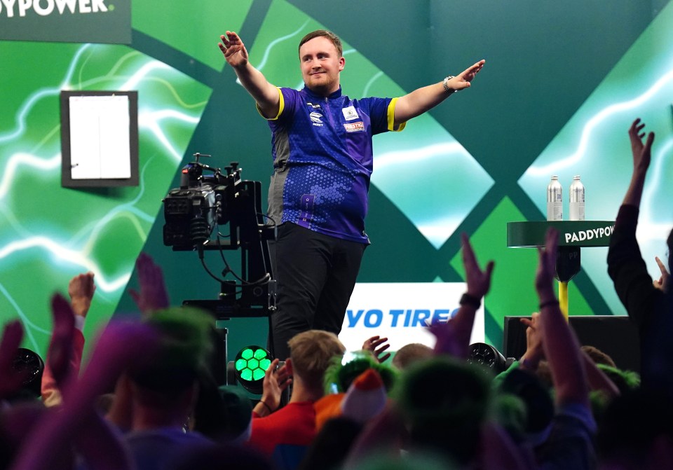 Luke Littler booked his spot in the PDC World Darts Championship semi-finals