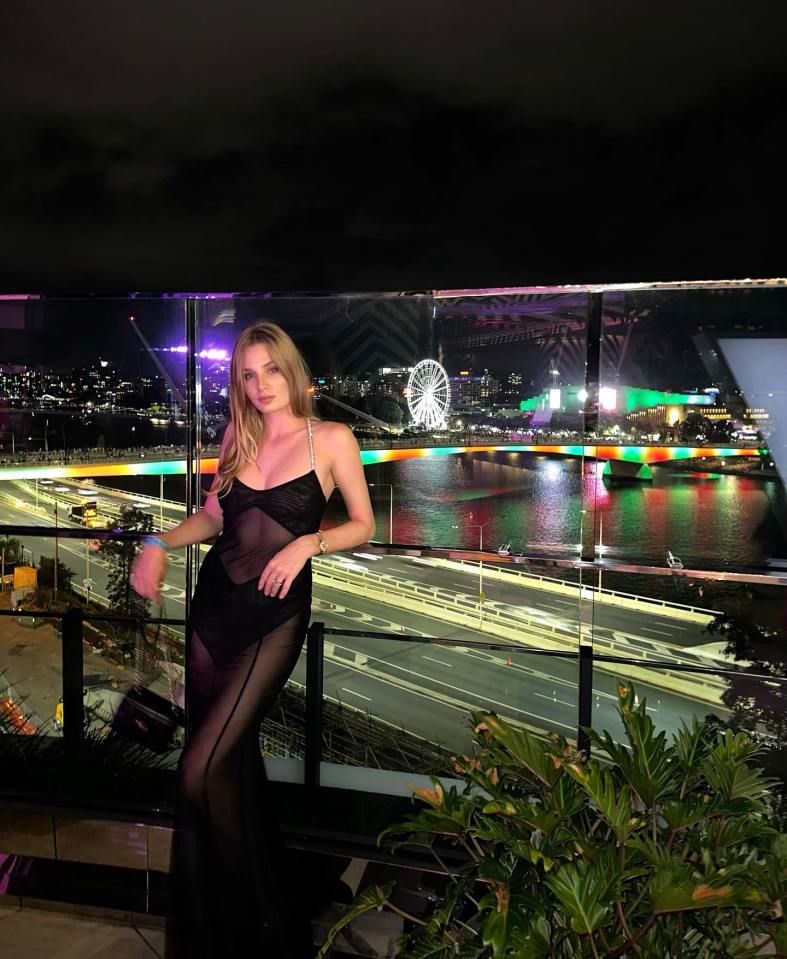 Yastremska enjoyed an evening at the F1 last year