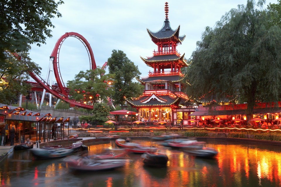 Tivoli Gardens in Copenhagen is said to have inspired Walt Disney and his theme parks