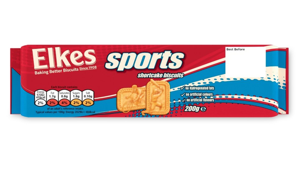 Elkes Sports Shortcake biscuits are a 'nostalgic' Eighties kids' favourite