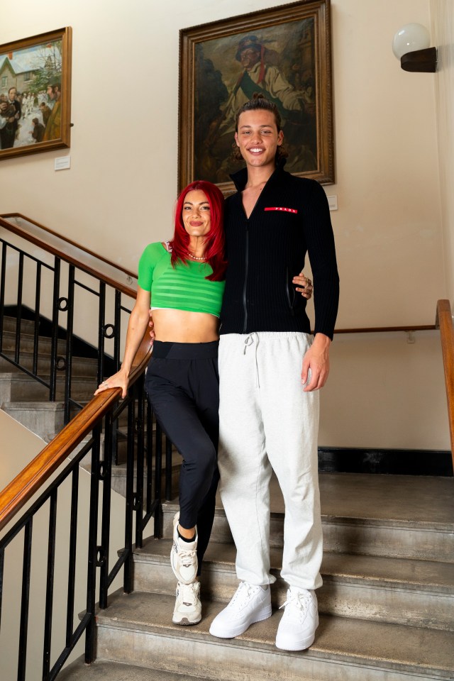 Dianne is rehearsing for the Strictly tour with Bobby Brazier