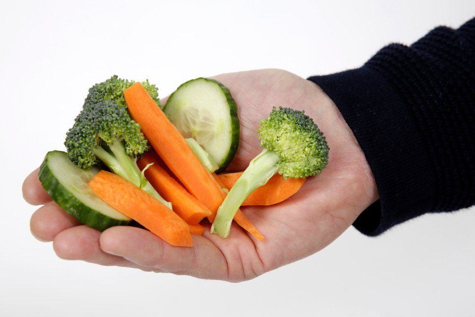 Eating more veg can help you feel fuller between meals