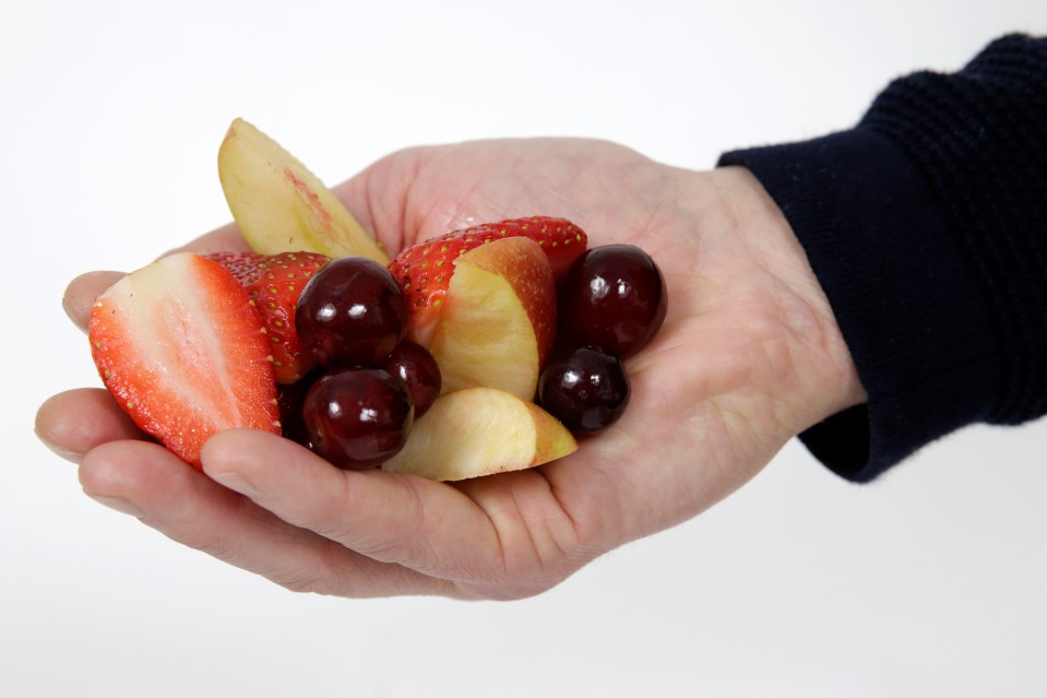 You can swap crisps and sweets for fruit