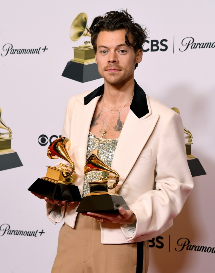 Harry won Album of the Year and Best Pop Vocal Album at the 2023 Grammy's with Harry's House