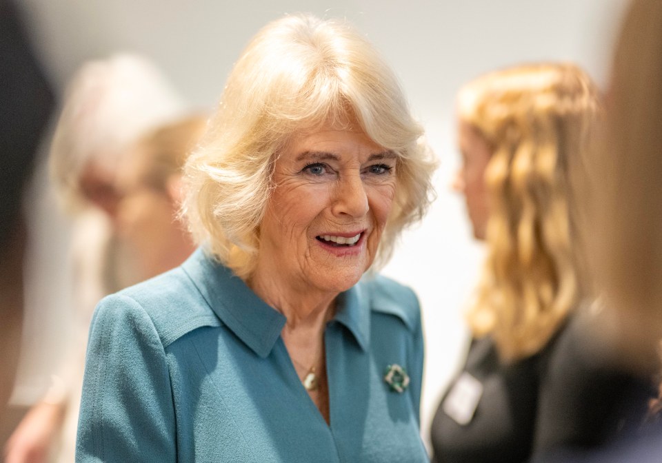 The King is 'getting on' and 'doing his best' following his three-night stay in hospital, Queen Camilla has revealed