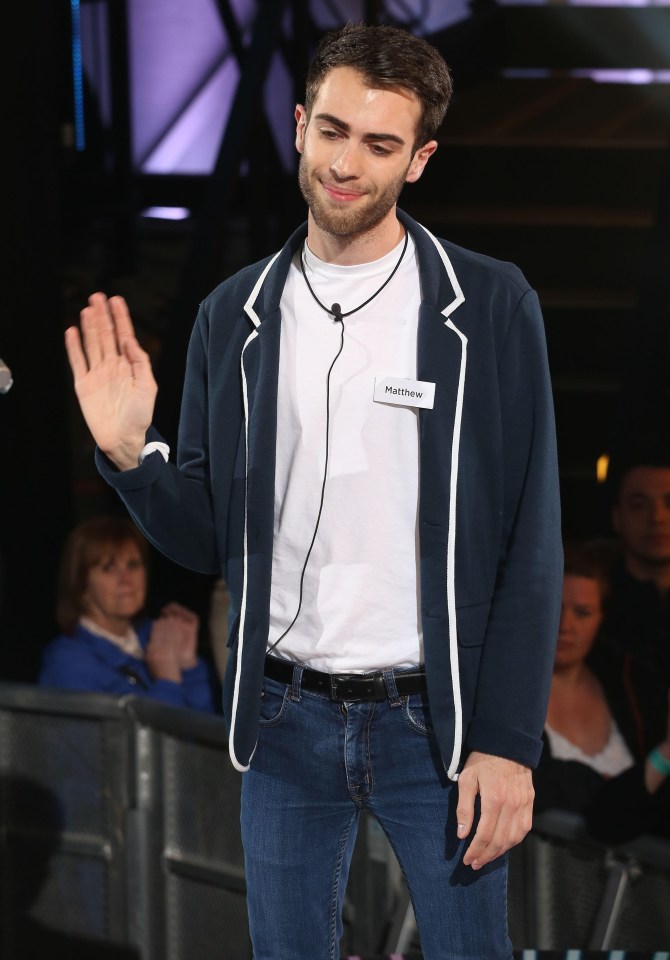 Matthew Davies appeared on series 15 of Big Brother in 2014