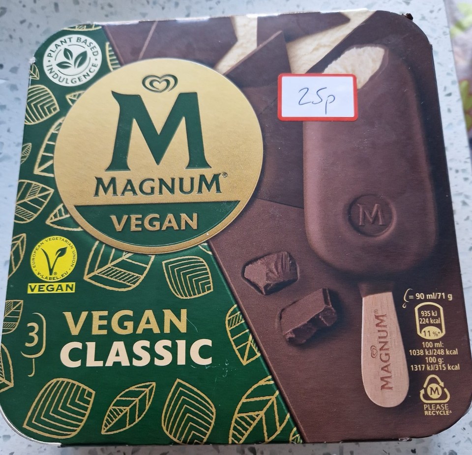 She also got this three-pack of Magnums for just 25p