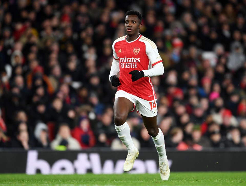 Eddie Nketiah has been linked with a January move to Crystal Palace