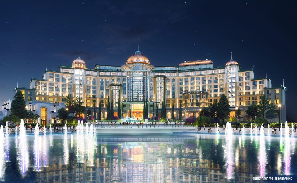 Guests will be able to stay at the 500-room Universal Helios Grand Hotel