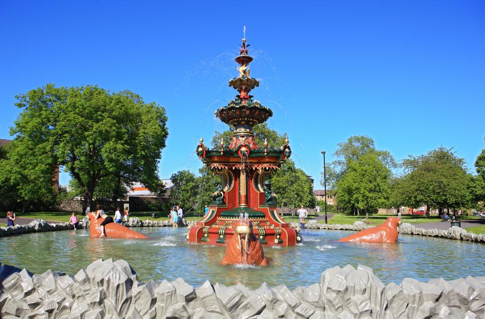 The fountain in the park has been described as 'a joy to behold'