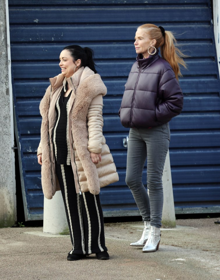 Shona sported a large baby bump for Whitney's current pregnancy storyline