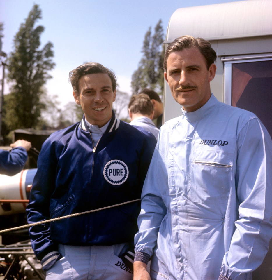 Legends Jim Clark and Graham Hill