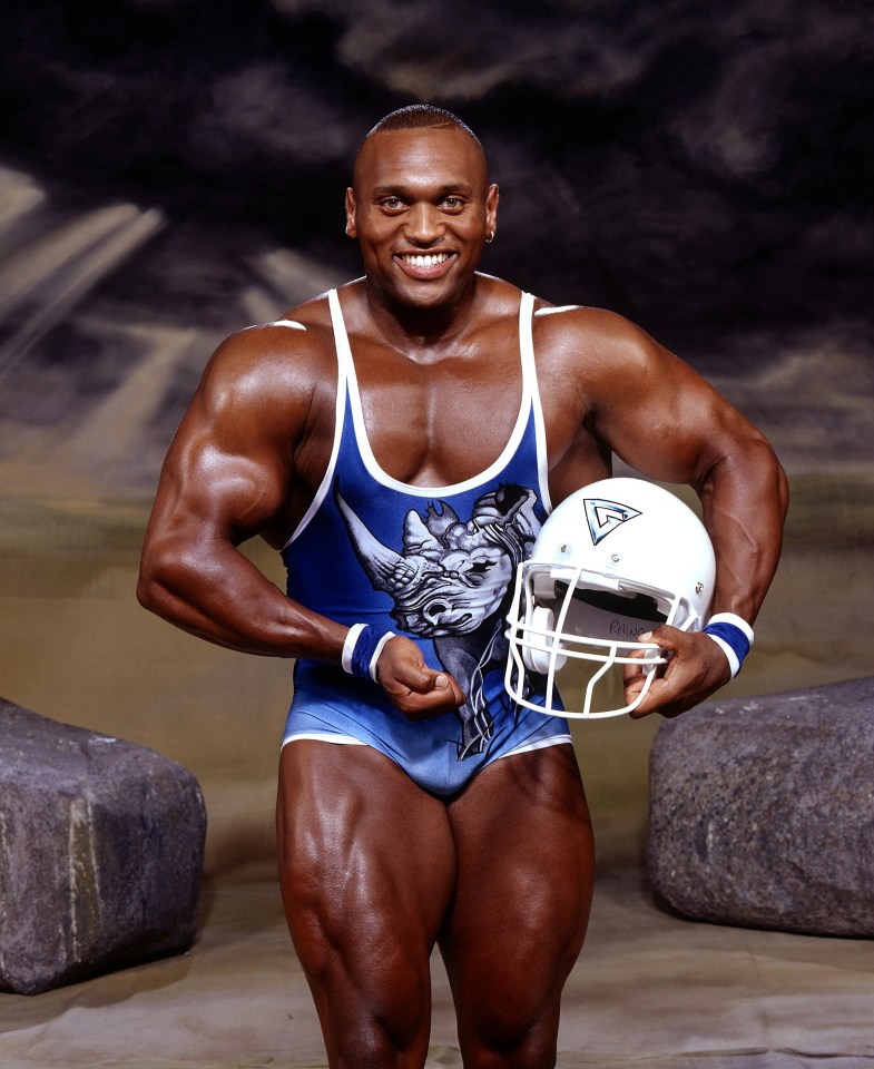 Mark Smith earned a legion of fans as Rhino in Gladiators between 1995 and 2000