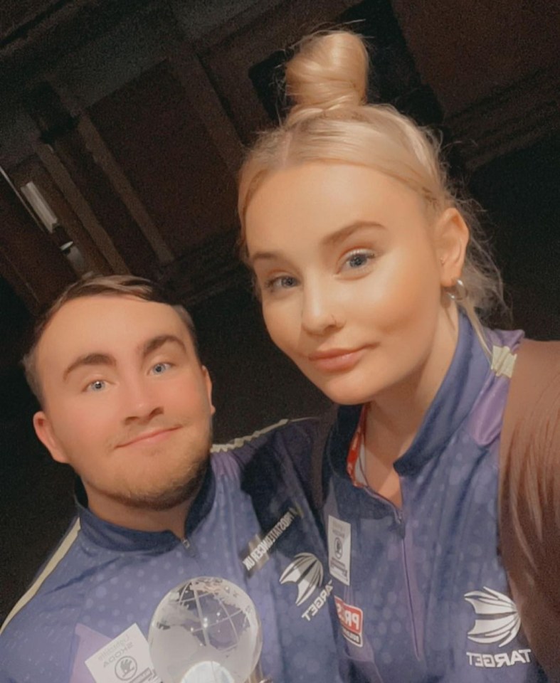 Luke Littler sent a touching message to girlfriend Eloise on Instagram