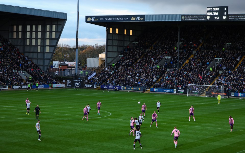 Notts County have played at Meadow Lane since it opened in 1910