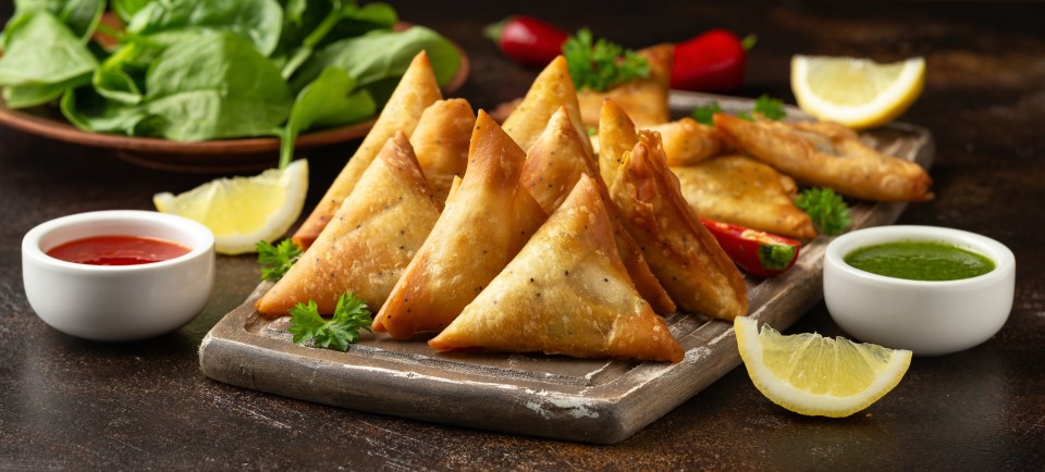 Try some baked bean samosas