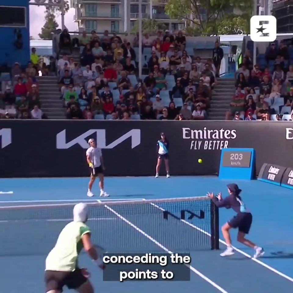 Karen Khachanov was furious when a ball boy caught a ball without it bouncing