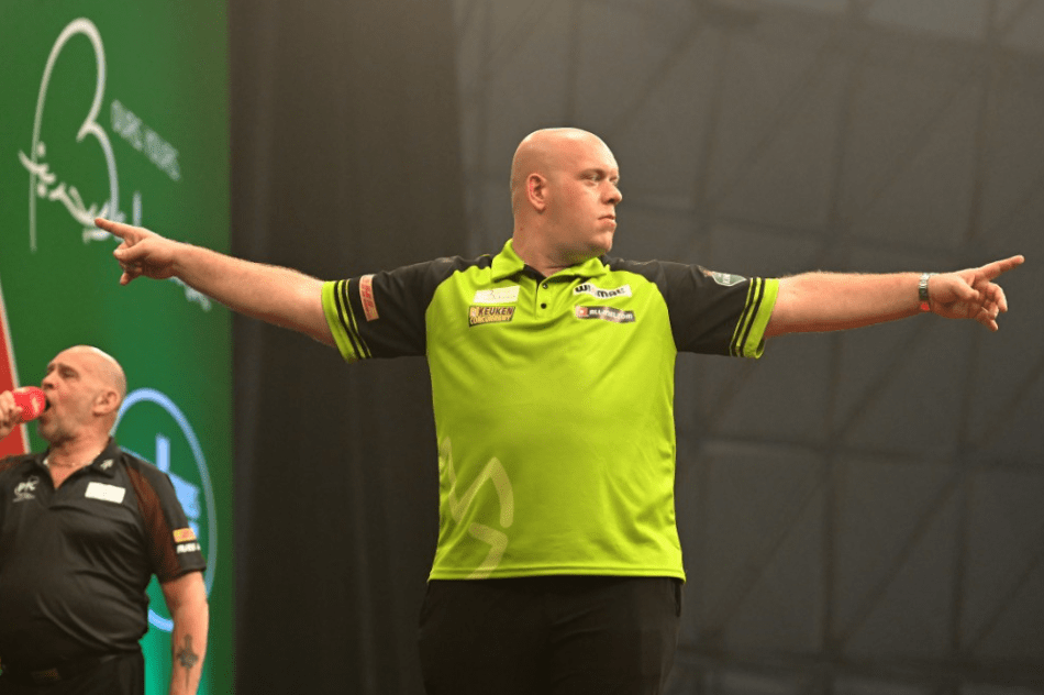 Michael van Gerwen was Littler's latest victim