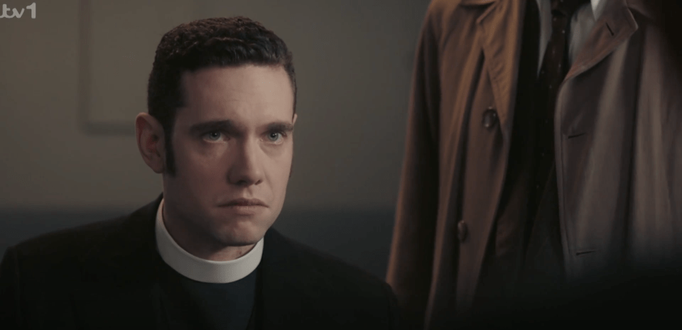 The Reverend could be seen looking emotional and remorseful during the episode