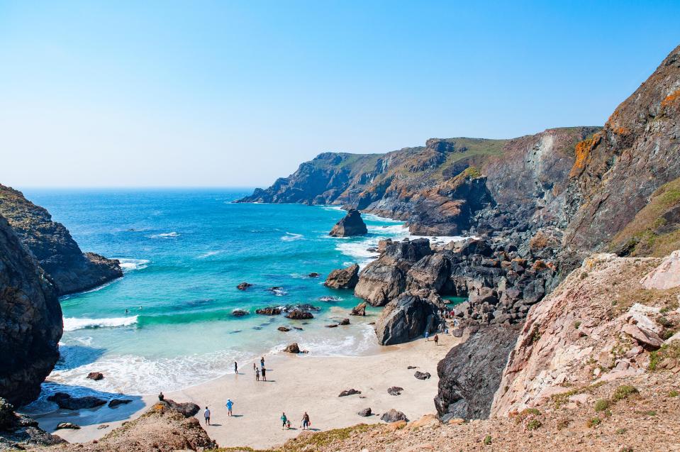 The judges compared Kynance Cove in Cornwall to the Caribbean