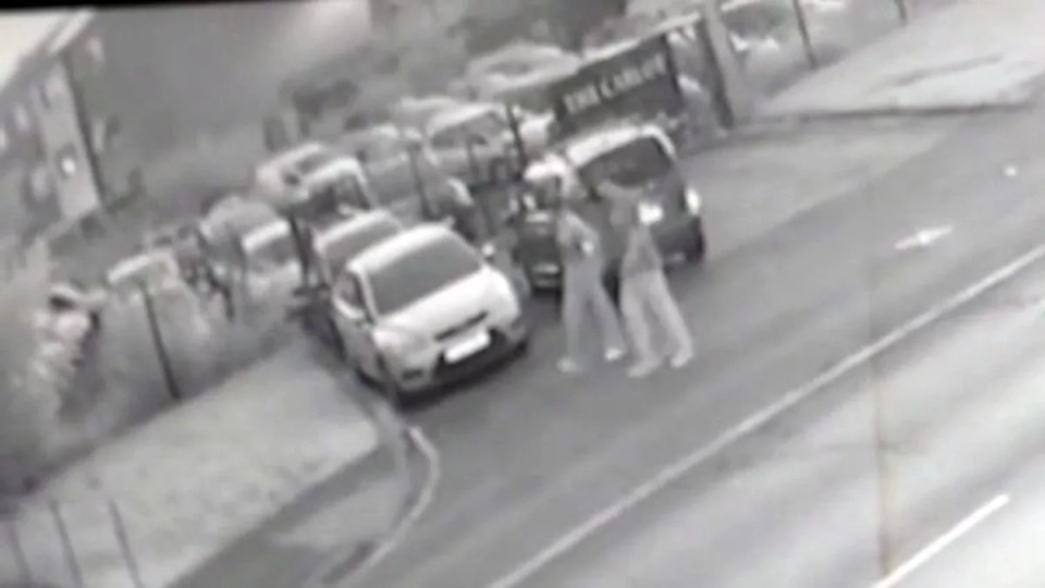 Heartbreaking footage shows the pair just moments before they were killed