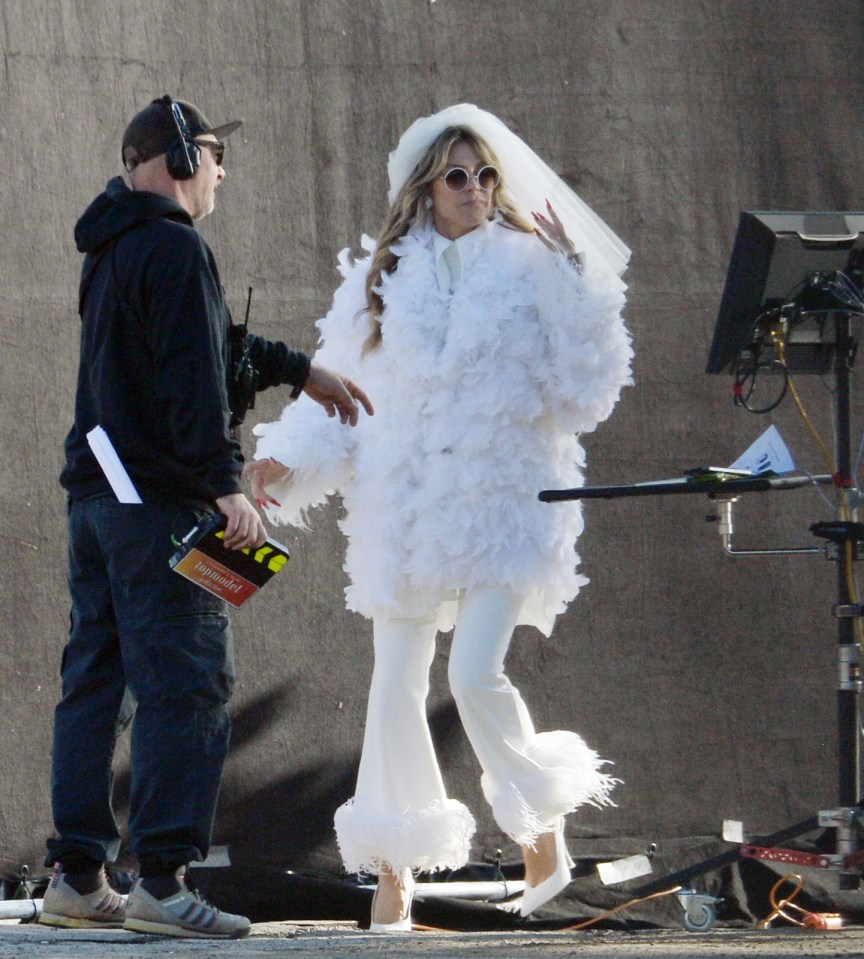 She was snapped in a wedding shoot for Germany’s Next Top Model