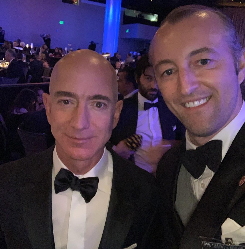 Mario-Max with Amazon founder Jeff Bezos