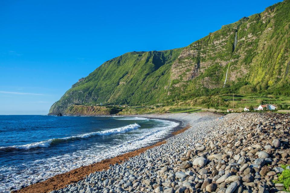 The island's beaches remains quiet and secluded with few tourists visiting