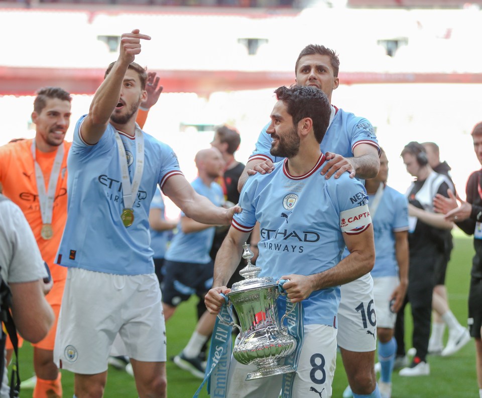 Ilkay Gundogan fired Man City to a famous FA Cup win against Man Utd