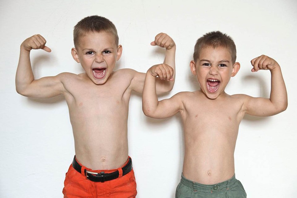 Brothers Giuliano (right) and Claudiu Stroe have been training since they were toddlers