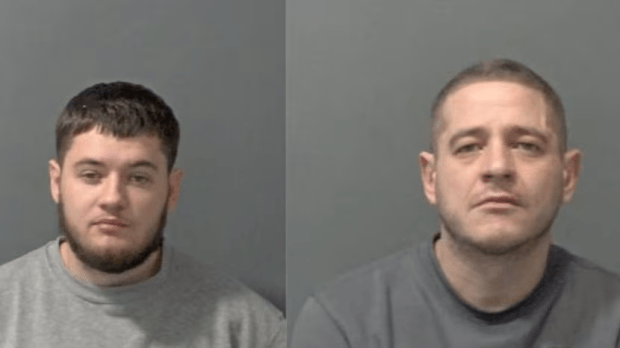 Bennison, left and Papworth, right, were jailed for their roles in the double murder