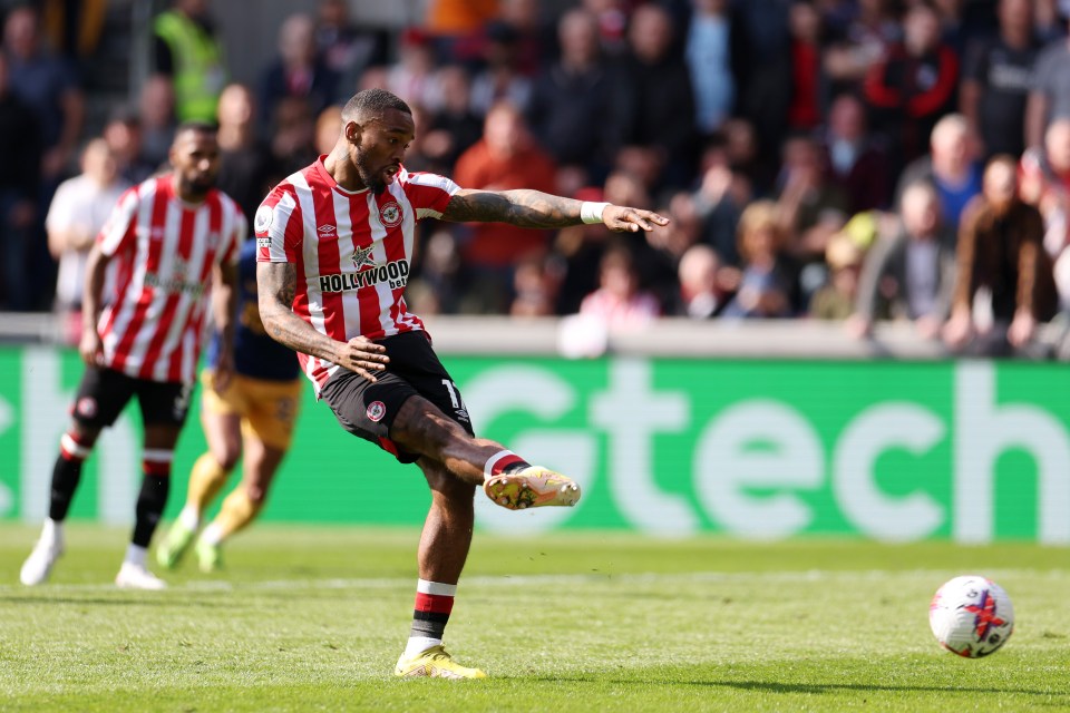 Ivan Toney has an incredible career penalty record