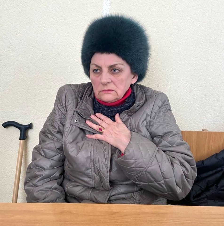 Yevgeniya Maiboroda, 72 was recently jailed for five and half years for posting two anti-war posts online