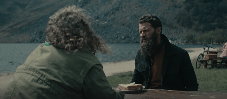 Jamie sported a big bushy beard in the opening episode of season two