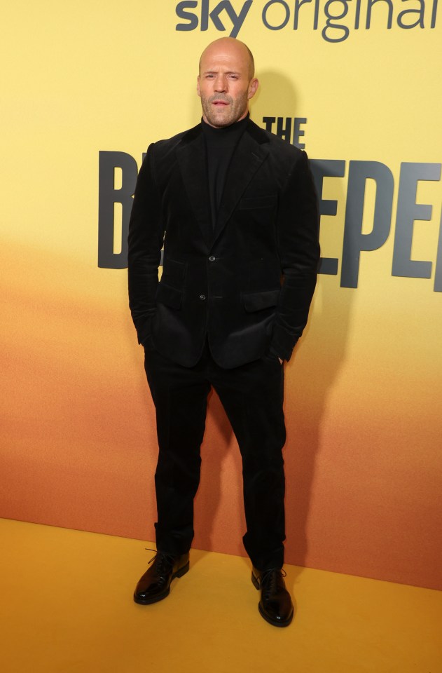 Jason Statham at the UK premiere of The Beekeeper