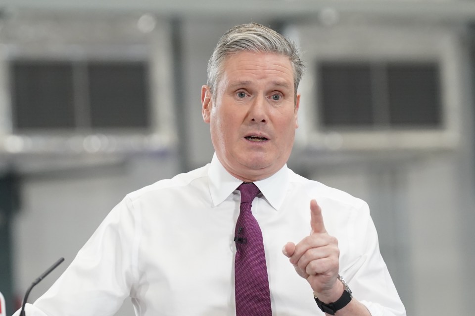 Labour leader Sir Keir Starmer hopes to capitalise of the failings of the current Tory Government