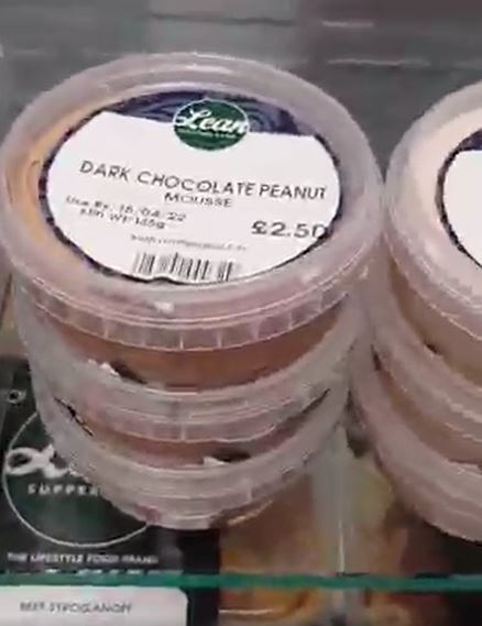 Lean Supper Club has recalled its Dark Chocolate Peanut Mousse in Northern Ireland because its ingredients list does not mention peanuts or milk