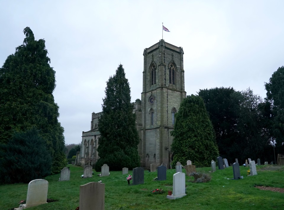 The graveyard where John is buried