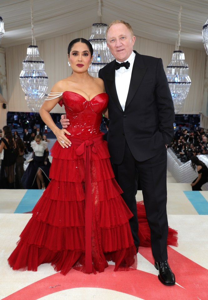 Salma Hayek has her own bursting bank balance but Francois still treats her to 6-figure shopping trips