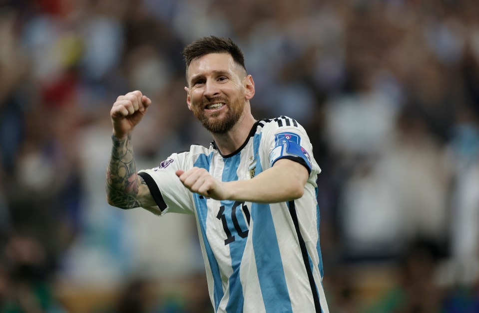 Lionel Messi picked up Fifa’s The Best award for a third time