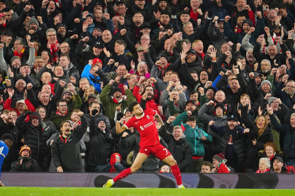 Luis Diaz sent Anfield wild with the fourth