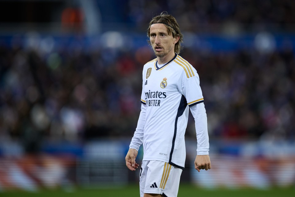 Luka Modric is out of contract in June