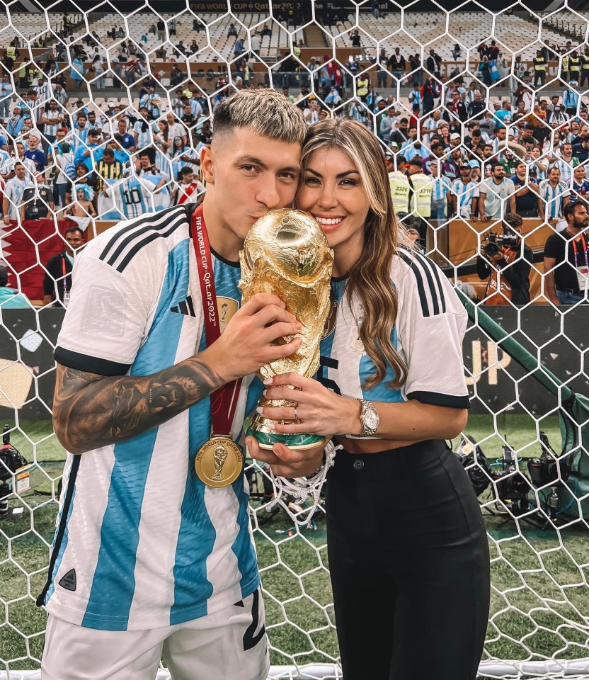 She supported the Manchester United defender on his World Cup journey