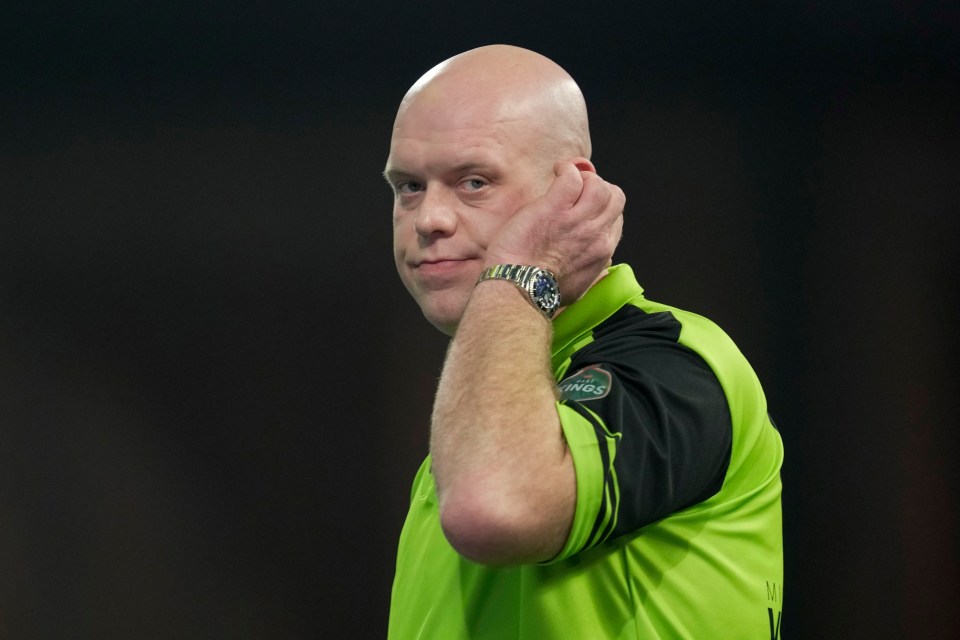 Tournament favourite Michael van Gerwen was dumped out by Scott Williams