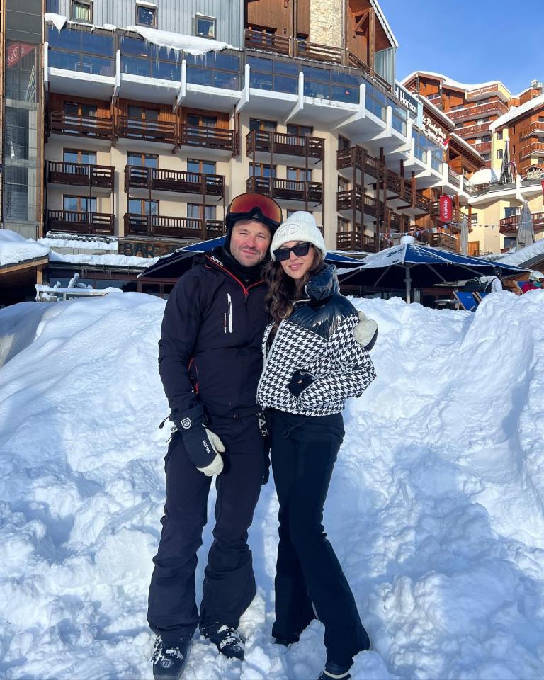 Mark and Michelle enjoy a winter getaway to the French Alps