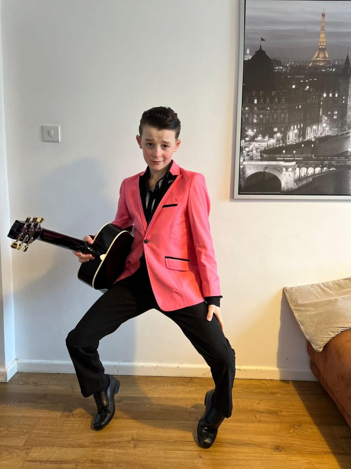 King Cooper is one of the UK's youngest Elvis impersonators