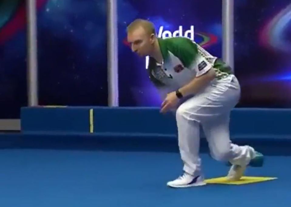 Nick Brett pulled off one of the most famous shots in bowls history