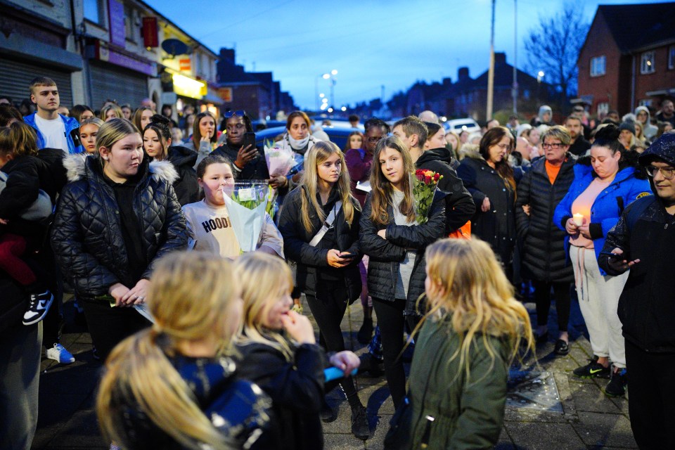 Locals gathered to pay tribute