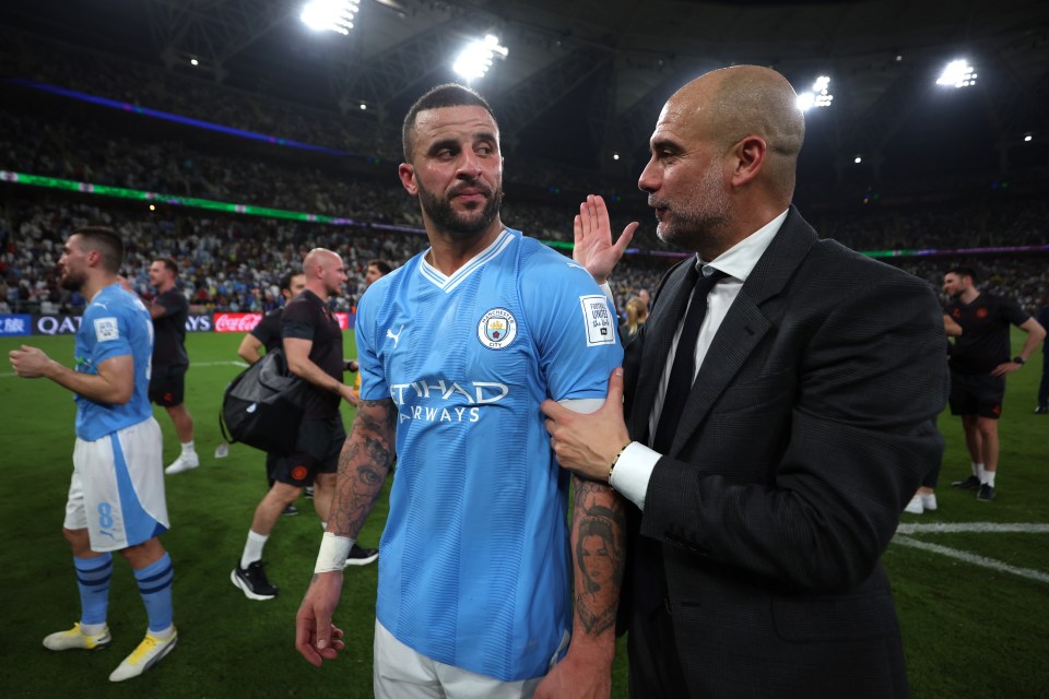 Guardiola has confirmed Walker will remain as his City captain