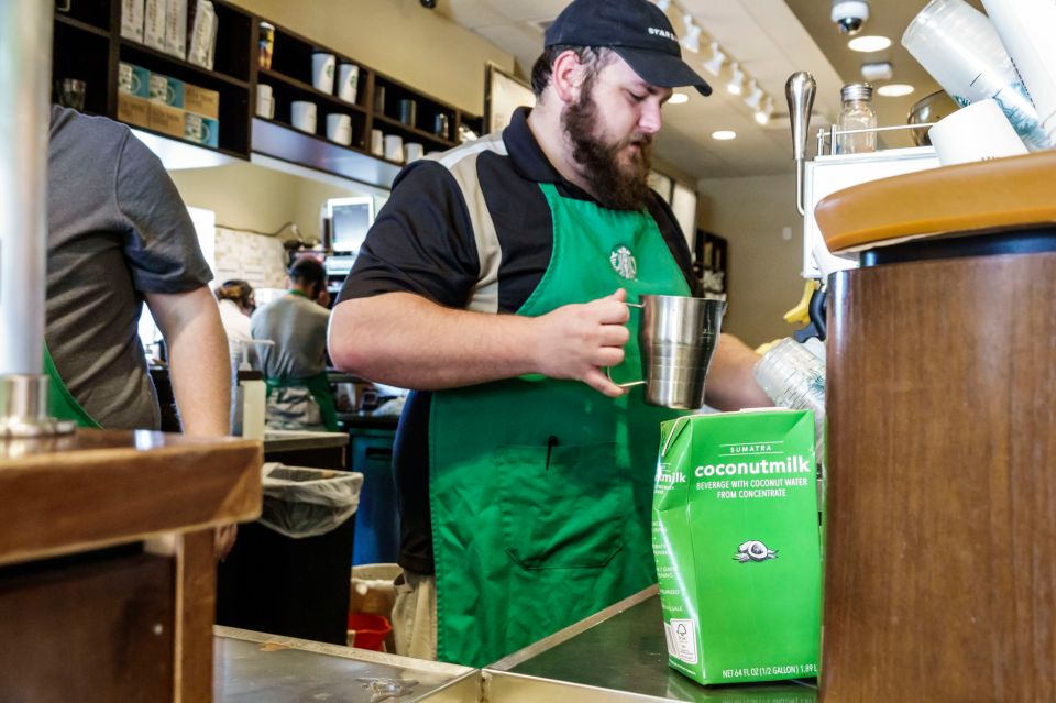 Previous experience was mentioned most often for baristas